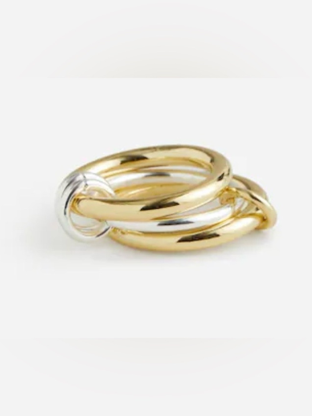 Madewell Two-Tone Linked Ring Size 7